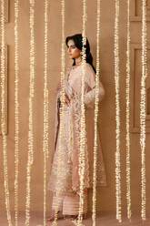 3-PC Unstitched Chiffon Embroidered Sheherzadi By Emaan Adeel | LAILA
